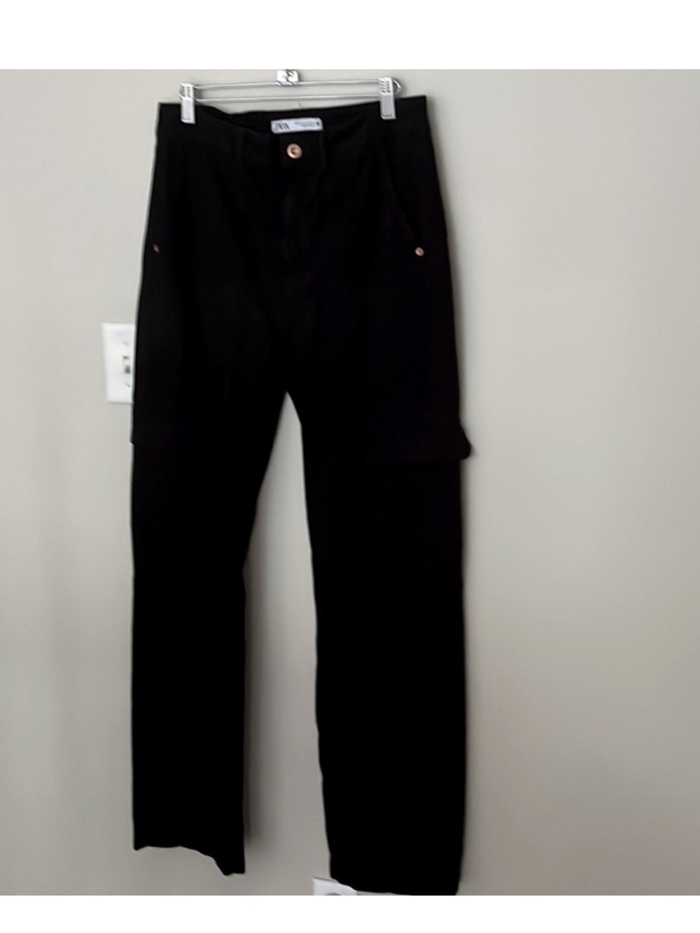 Zara black cargo pants
